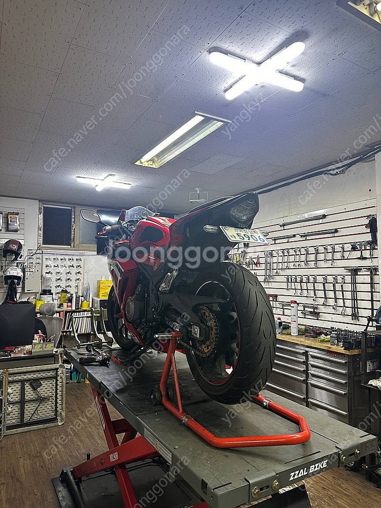 21년식 혼다 CBR-500R 팝니다 아크라포빅 구변완--4