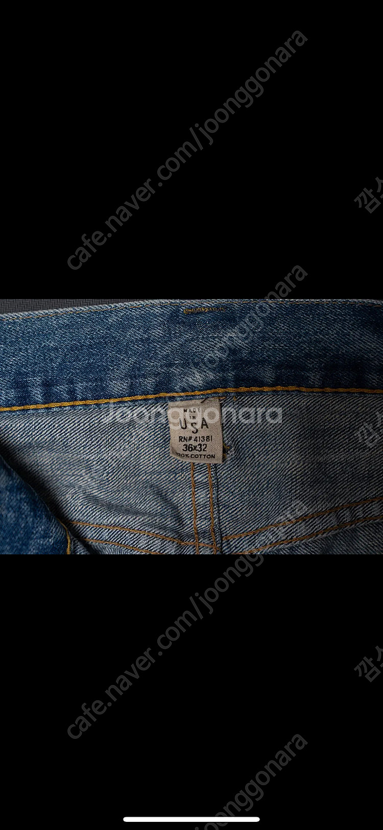 rrl 부츠컷 데님 36x32--4