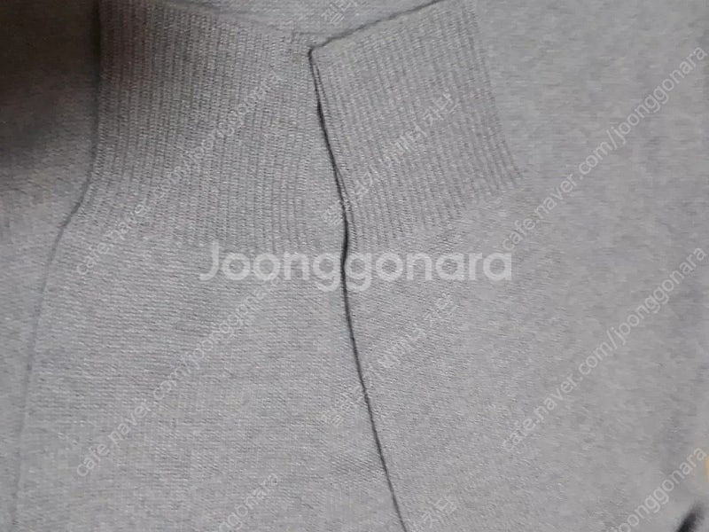 더캐시미어 캐시미어100 터틀넥니트 원피스s--5