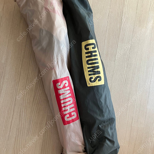 첨스 부비 이지 체어 와이드 베이지+카키