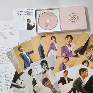 이찬원 기념(선물) CD+사진(뒷면 사인)+친필 편지 등은엽서