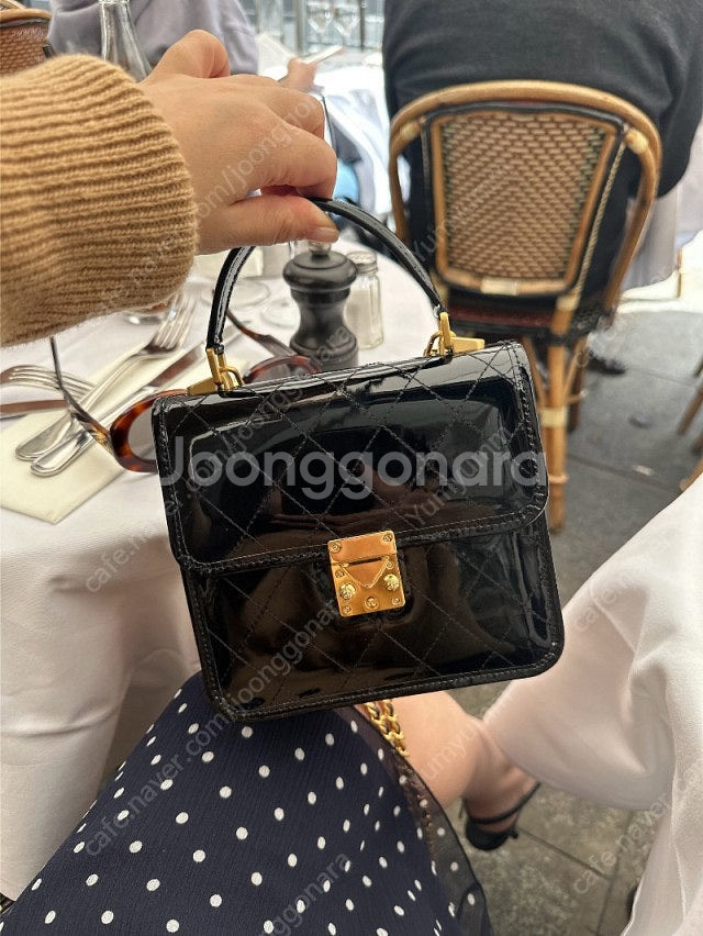 마이아이코 소피아백 블랙 금장 스몰--2