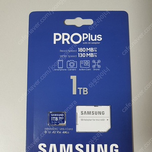 삼성 pro plus 1tb micro SD 카드 미개봉 팔아요