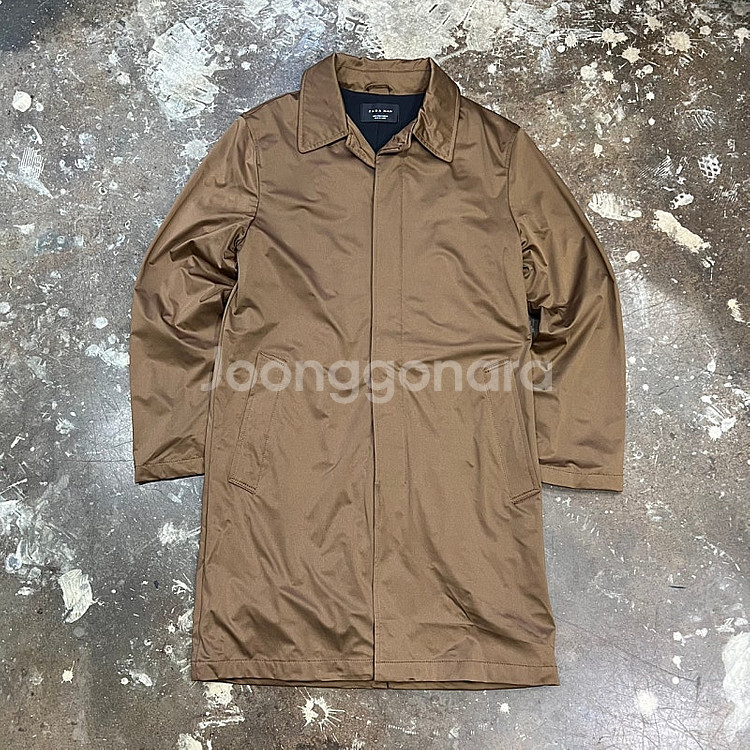 S) ZARA 자라 트렌치 코트 싱글코트 남성코트--0