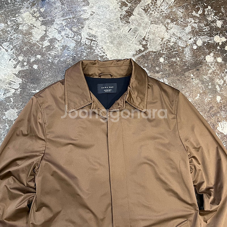 S) ZARA 자라 트렌치 코트 싱글코트 남성코트--1