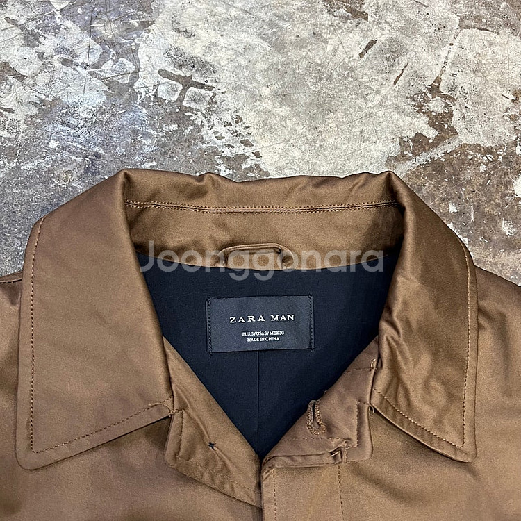 S) ZARA 자라 트렌치 코트 싱글코트 남성코트--2