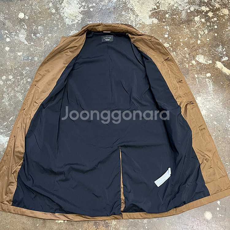 S) ZARA 자라 트렌치 코트 싱글코트 남성코트--3