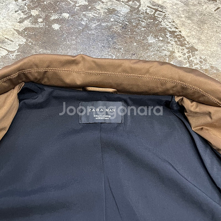 S) ZARA 자라 트렌치 코트 싱글코트 남성코트--4