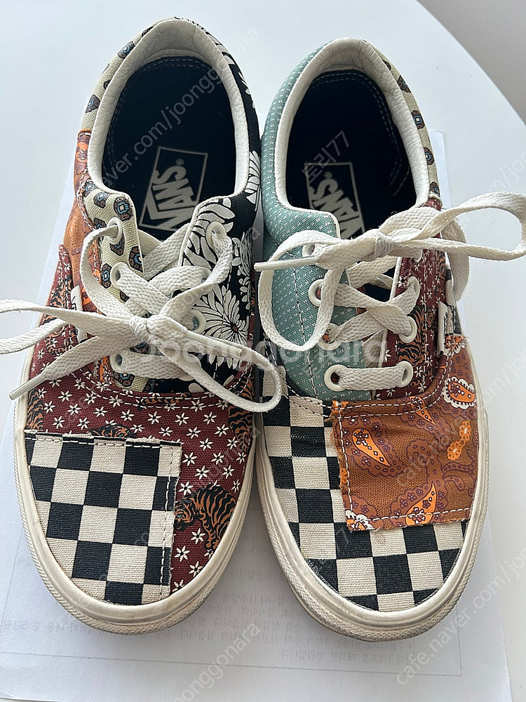 반스 에라 타이거 패치워크 235--0