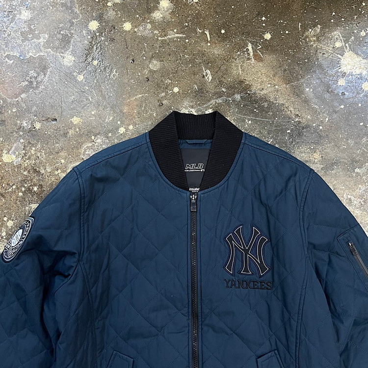 100) MLB 엠엘비 뉴욕양키스 퀼팅 바시티 자켓 퀼팀누빔 야구점퍼 이미지