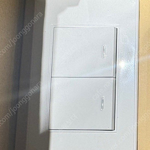 ZGMISMART 2구 ZIGBEE 2구 벽 스위치 2개 중선선 불필요 모델