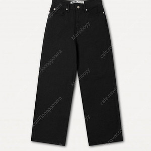 미시착새상품 라벨아카이브 Mariam wide fit jeans black 4사이즈