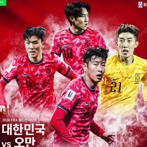 (정가양도) 축구 국가대표 오만전 레드존 2연석