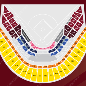 3/17 키움 vs 롯데 3루 버건디석 113구역 M열 단석