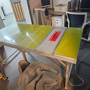 준슈나이더 에폭시보드 테이블쏘/톱다이 와 집진기세트