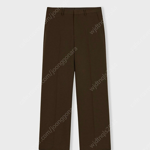 인스펙터 203 SOLID SILHOUETTE WIDE PANTS 브라운 32사이즈 새상품급 판매합니다