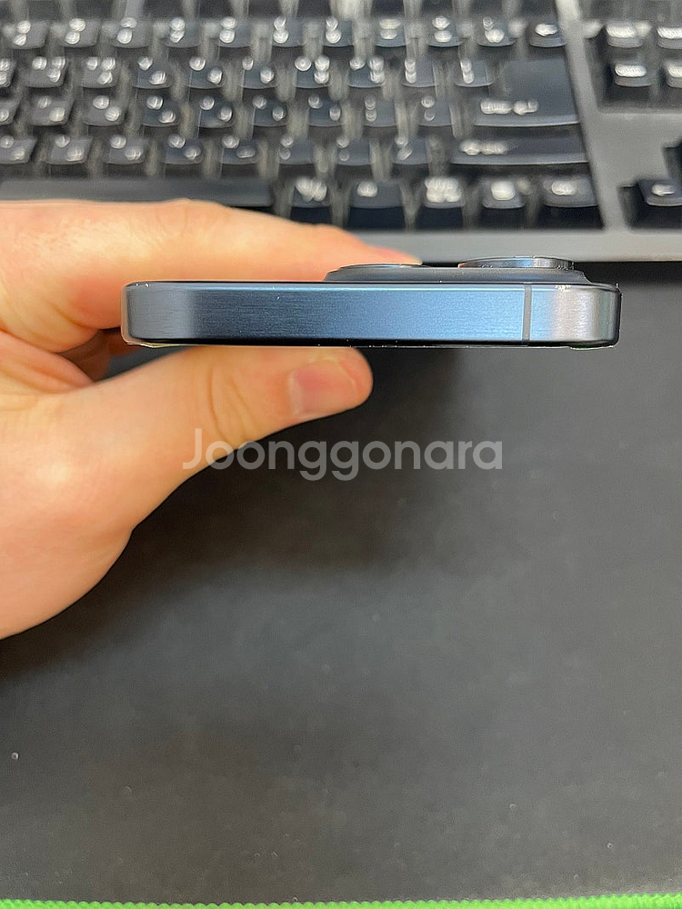 아이폰15프로 블루 256GB 액정센터교체 배터리100...--3
