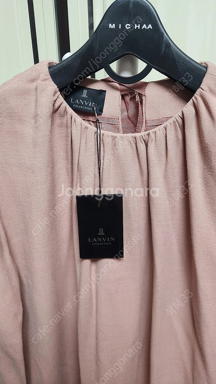 랑방 원피스 55 새상품 (한섬 타임 마인 오브제 시스템 미샤)--4