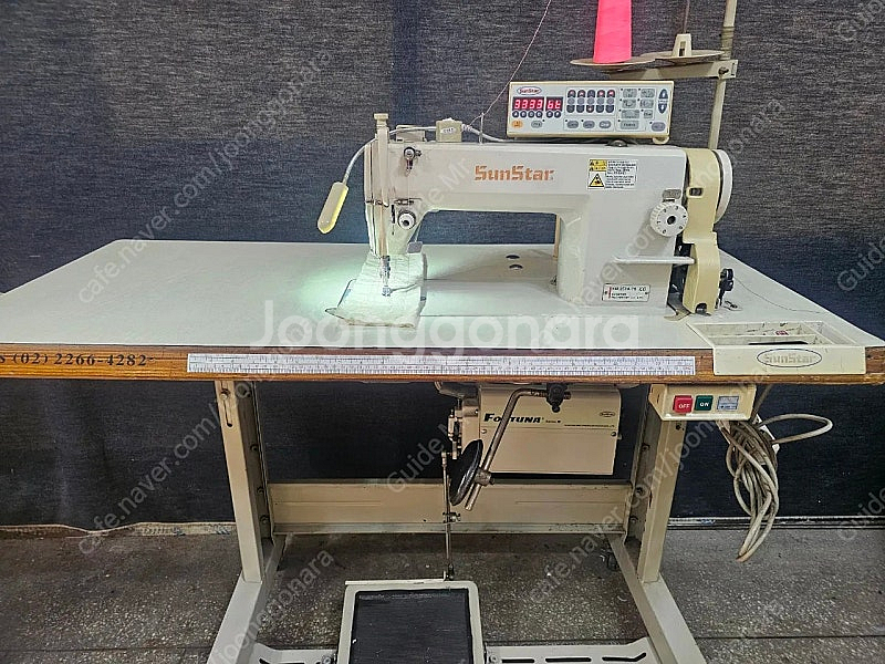 공업용무소음사절미싱.오바록크(2대)--0