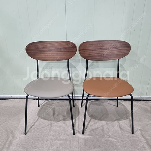 업소용의자 카페의자,중고테이블 식당의자 원목의자 우드슬랩 골드의자--5