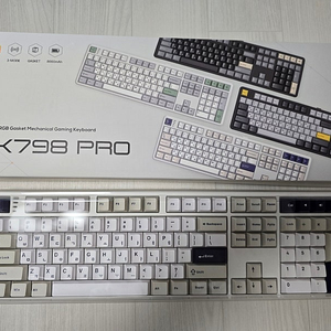한성 GK798 pro 기계식키보드 오션화이트 문라이트 토독
