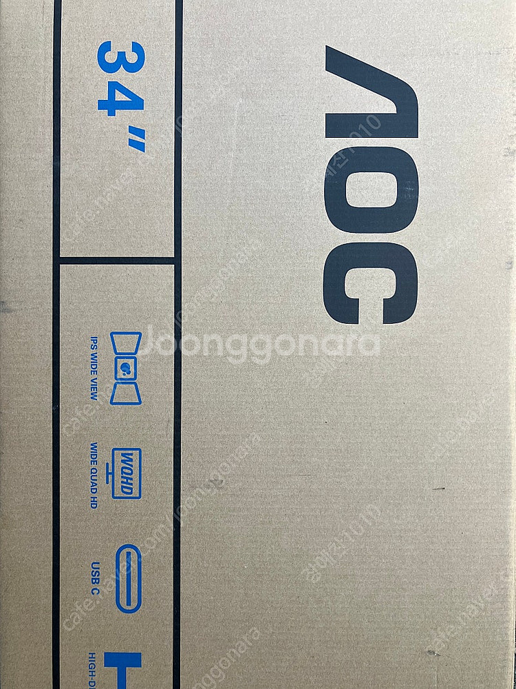 알파스캔 AOC U34P2C 21:9 모니터28만에 팔--3