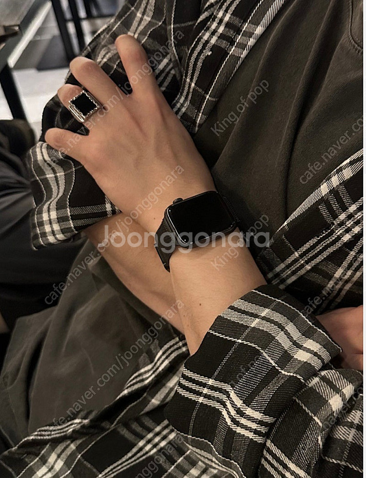 웰스오너 플레임 오닉스 링(18호)--1