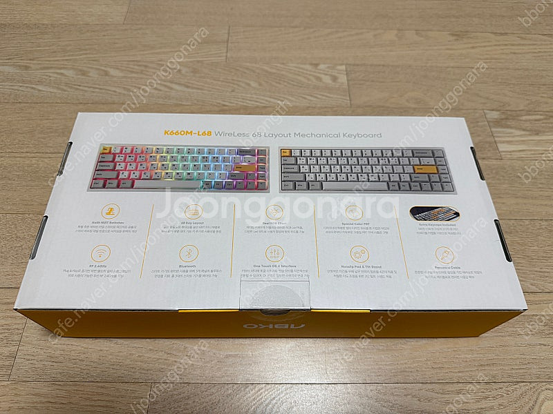 앱코 K660M-L68 무선 미니키보드 팝니다.--1