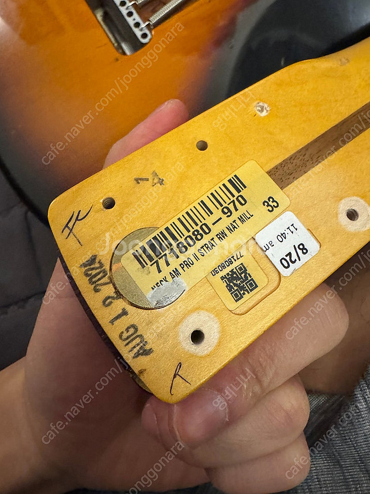 펜더 아메리칸 미펜 프로페셔널2 넥 아프로2 로즈우드 넥--3