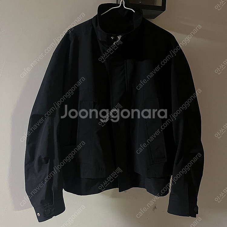 23ss 솔리드옴므 쉘파카 46사이즈 블랙--1