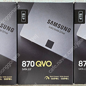 삼성정품 SSD 870QVO 4TB 새제품 팝니다