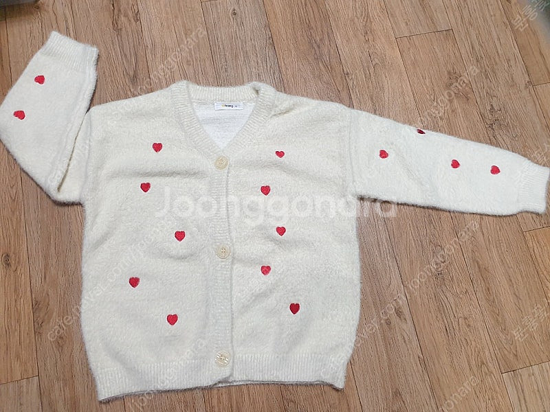하트가디건. 아이보리 13호--0