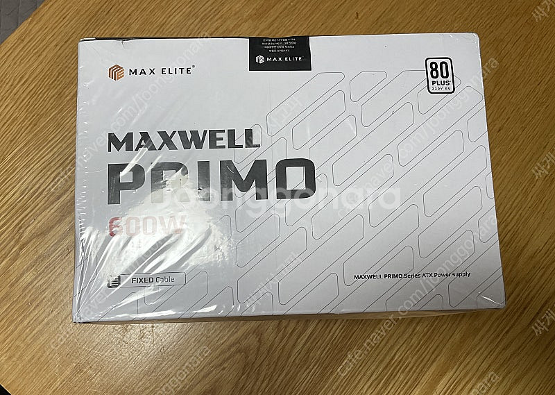 [미개봉 새제품] 맥스엘리트 MAXWELL PRIMO 600W 80PLUS STANDARD 플랫--0