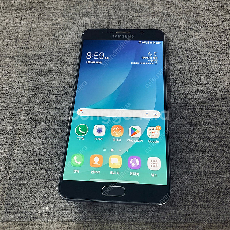 갤럭시 노트5 블루 64G 매우깨끗한기기 3만5천원 판...--6