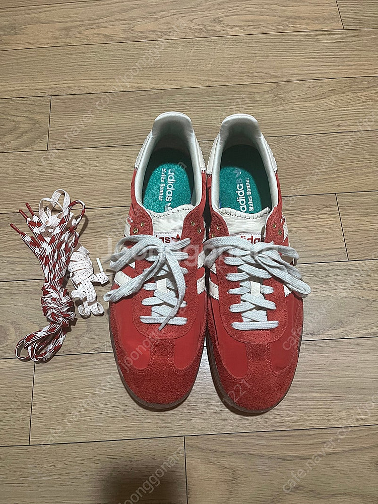 300 아디다스 웨일스보너 삼바 레드--0