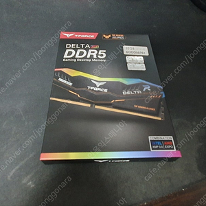 TEAMGROUP T-Force DDR5-6000 CL38 Delta TUF Gaming RGB 패키지 32GB(16Gx2) 미개봉팝니다.