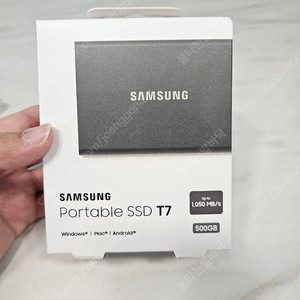 삼성 외장하드 Portable SSD T7 500GB