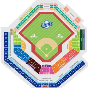 [개막전] 3월 22일 토요일 3월 23일 일요일 키움 VS 삼성 파티플로어석(라이브석) (테이블+뷔페) 2연석 4연석 3/22 3/23 [대구 삼성 라이온즈 파크]