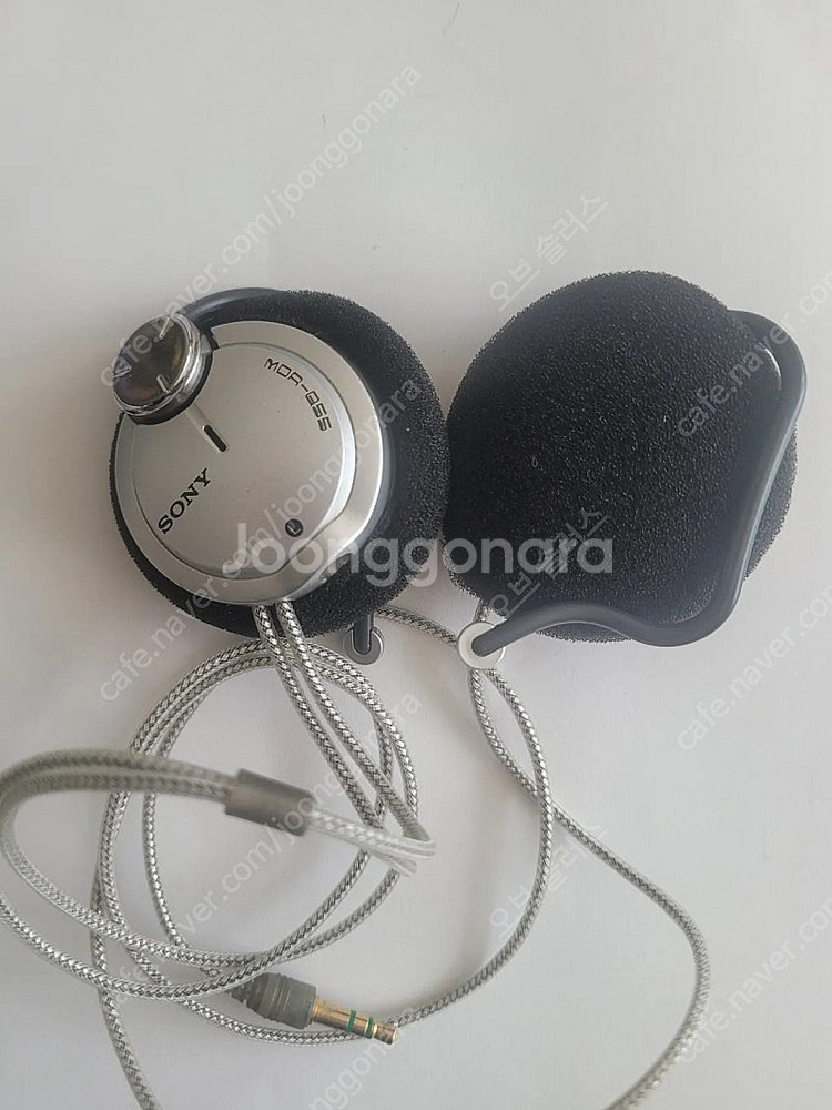 소니 sony mdr-Q55 솔리드 실버 클립형 이어폰...--1