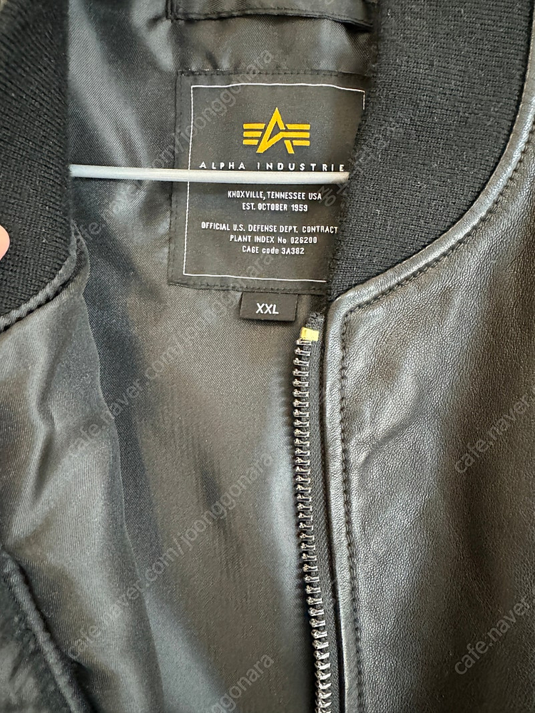 알파인더스트리 ma-1 양가죽 레더 자켓 새상품 이미지