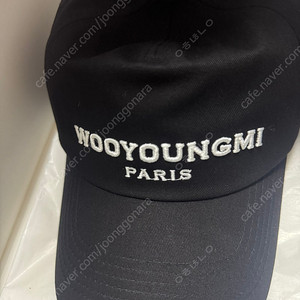 우영미 25ss 자수 볼캡 새상품