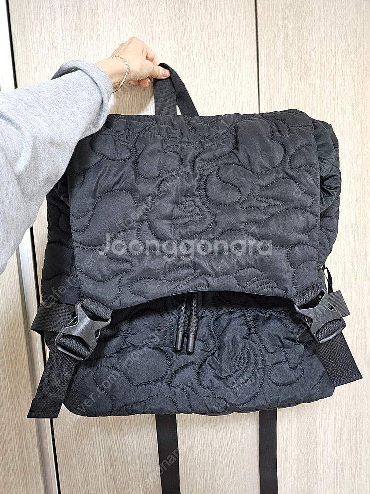BAPE 베이프 네온 카모 퀼팅 백팩 가방--3