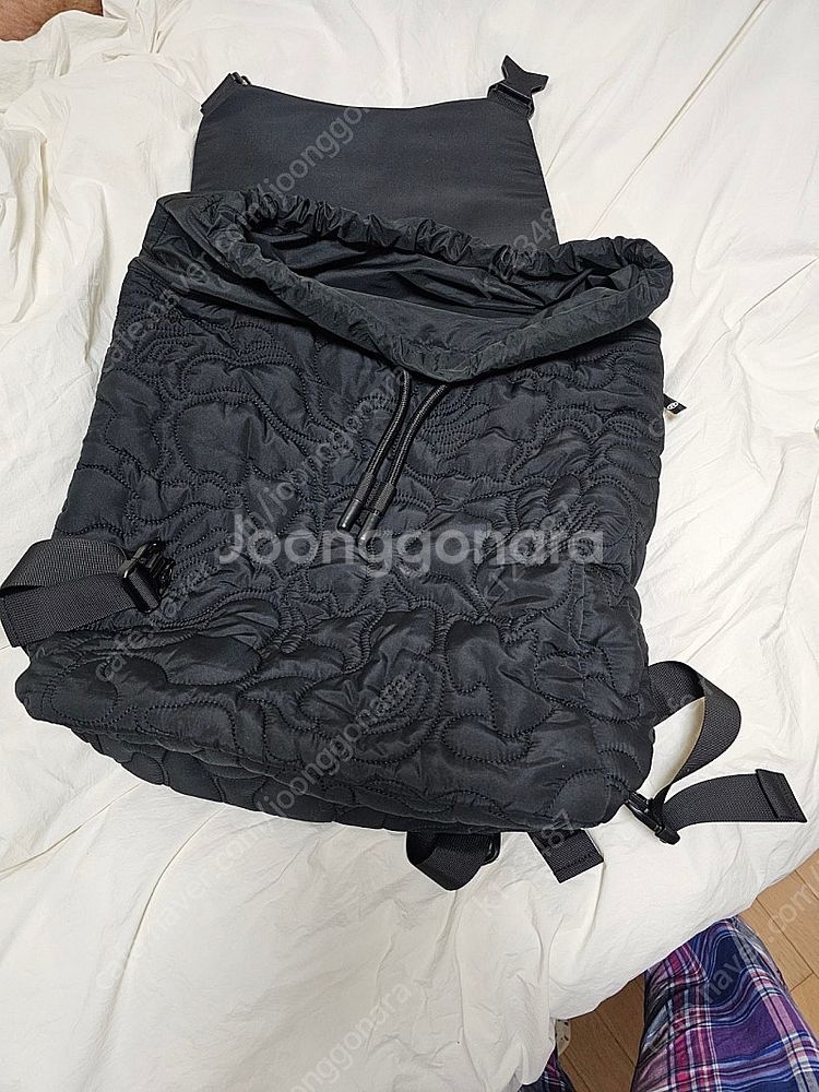 BAPE 베이프 네온 카모 퀼팅 백팩 가방--6