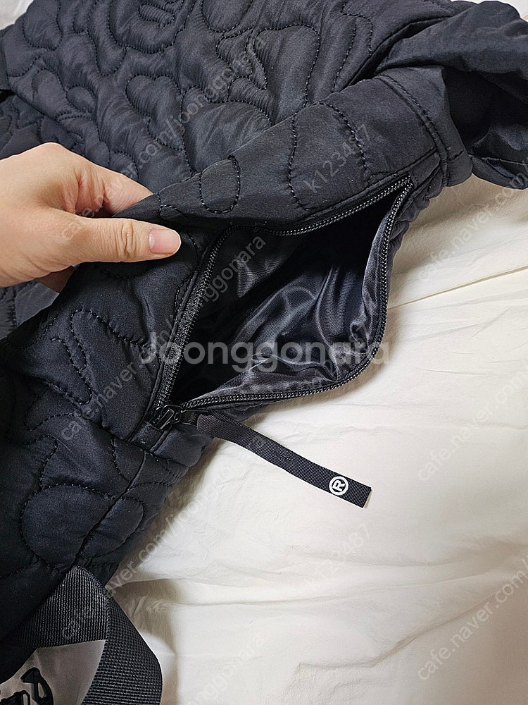 BAPE 베이프 네온 카모 퀼팅 백팩 가방--8