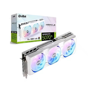 [미개봉] 이엠텍 지포스 RTX 5070 Ti MIRACLE WHITE D7 16GB