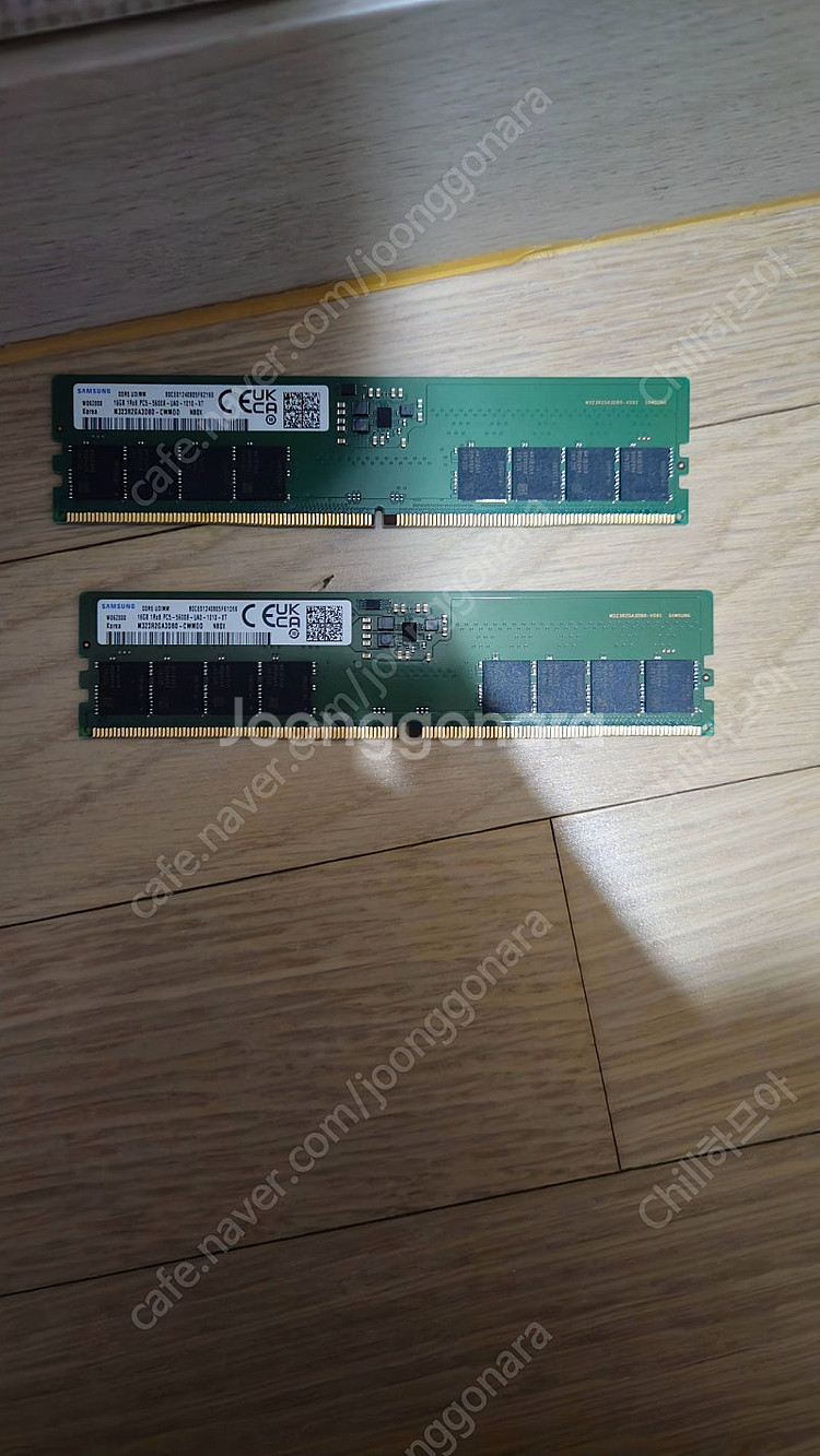 삼성 DDR5 5600 16GB×2 램 팝니다.--0