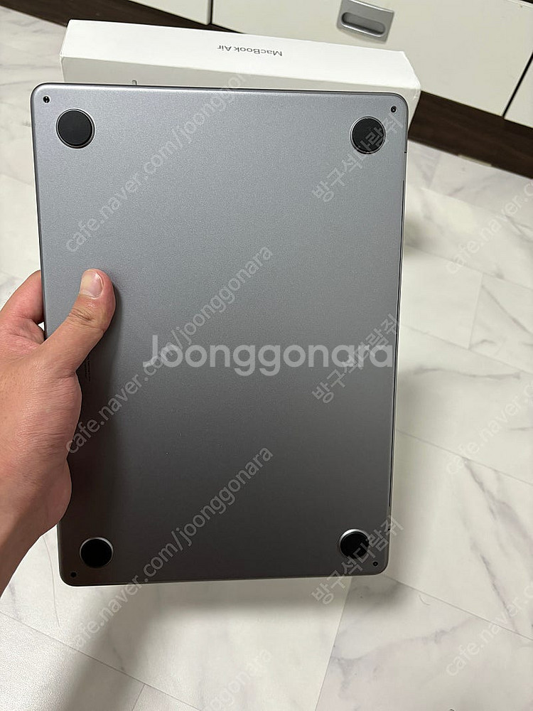 맥북 에어 M3 램 16G SSD256g 개봉만 한 새...--3