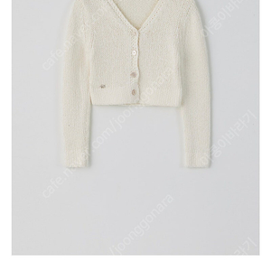 타낫 T/T Vea crop cardigan (white)