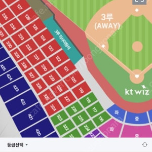 3월23일(일) 한화 vs kt 3루스카이존 421구역 2연석!!