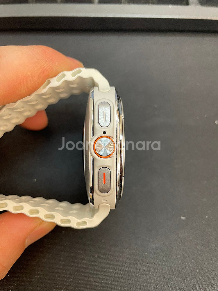 갤럭시워치7울트라 47mm LTE 화이트 상태좋은 중고...--5